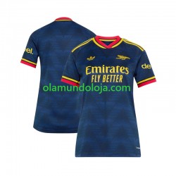 Camisola Arsenal Mulher Equipamento Segundo 2026-2027 Manga Curta